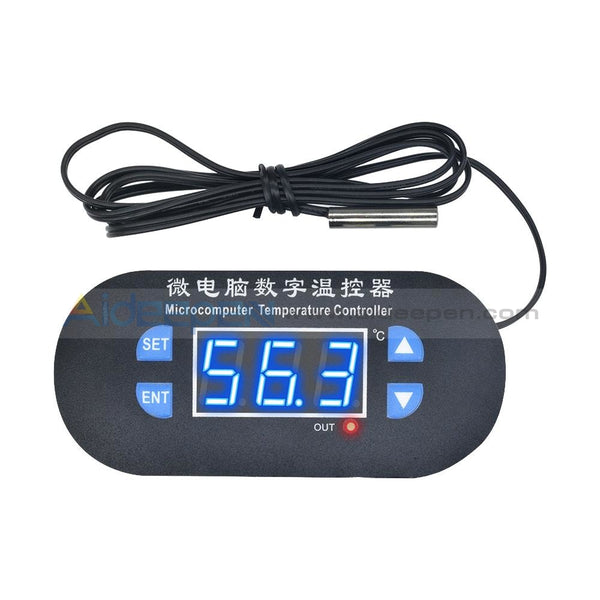 Ac 220V Led Digital Thermostat Temperature Alarm Controller Meter Module Red/ Blue