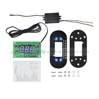 Ac 220V Led Digital Thermostat Temperature Alarm Controller Meter Module Red/ Blue