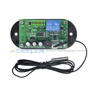 Ac 220V Led Digital Thermostat Temperature Alarm Controller Meter Module Red/ Blue