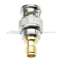 Adapter Bnc Plug Male To Sma Female Jack Rf Connector Straight Basic Tools