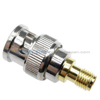 Adapter Bnc Plug Male To Sma Female Jack Rf Connector Straight Basic Tools