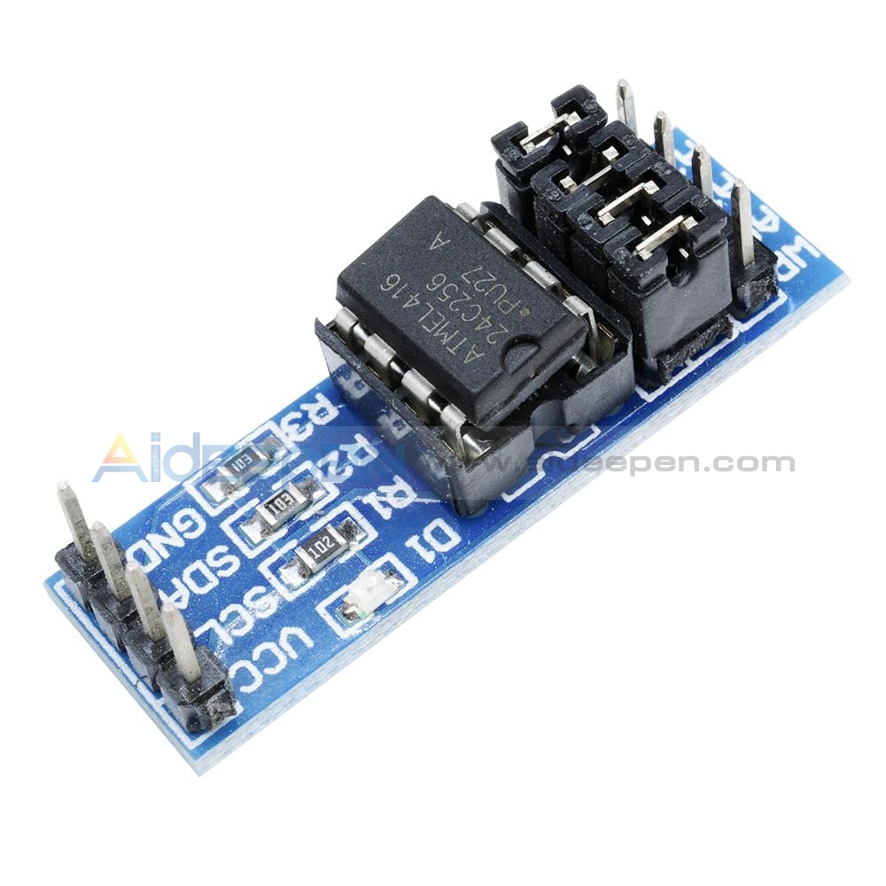 At2c256 Pin AT24C256 Serial EEPROM I2C Interface EEPROM Data Storage Module – Aideepen