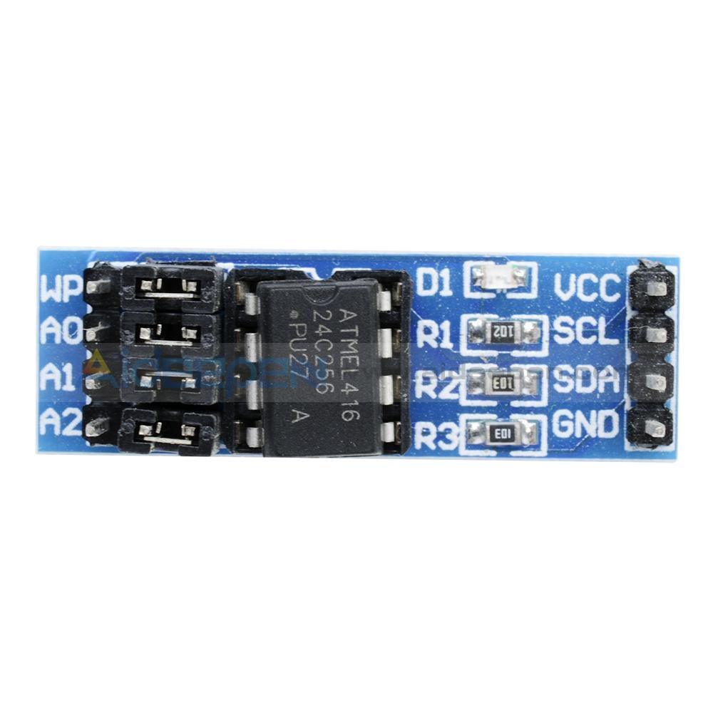 At24c256 Module Schema AT24C256 Serial EEPROM I2C Interface EEPROM Data Storage Module – Aideepen
