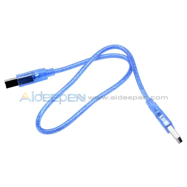 Blue 30Cm Usb A Male To Type B Plug Cable Basic Tools