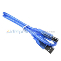 Blue 30Cm Usb A Male To Type B Plug Cable Basic Tools