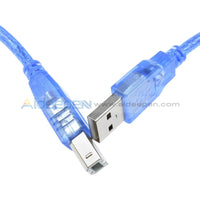 Blue 30Cm Usb A Male To Type B Plug Cable Basic Tools