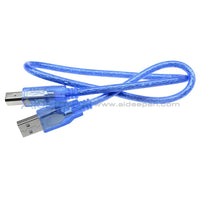 Blue 30Cm Usb A Male To Type B Plug Cable Basic Tools