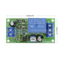 Dc 12V Ne555 0~60 Seconds Delay Timer Time Switch Adjustable Relay Module Function