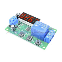 Dc 24V 4-Digit Red Led Display Delay Switch Control Relay Cycle Timer Module Function