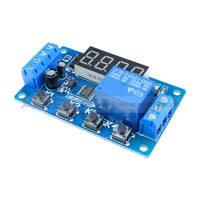 Digital 12V Led Display Timer Automation Delay Relay Programmable Module Switch Function