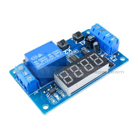 Digital 12V Led Display Timer Automation Delay Relay Programmable Module Switch Function