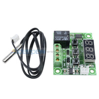 Digital 24V W1209 Thermostat Temperature Control Switch Sensor Module Blue/ Red Optional Controller