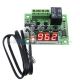 Digital 5V W1209 Thermostat Temperature Control Switch Sensor Module Blue/ Red Optional Led