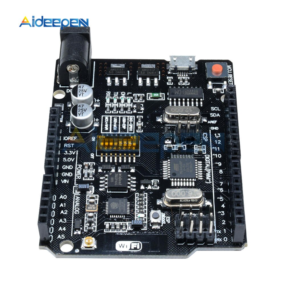 for WeMos WIFI ATmega328P + ESP8266 (32Mb Memory) USB to TTL CH340 CH3 ...