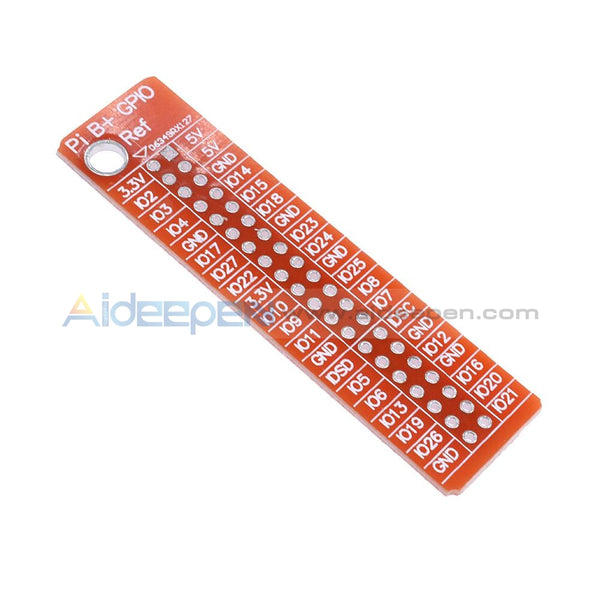 Gpio Ref Double Side Board Compatible /w Raspberry Pi Type 3 / B+ 2 Model B At Adapter