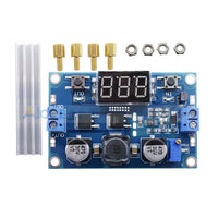 Ltc1871 100W 3-35V 12V To 3.5-35V Boost Step-Up Module Led Voltmeter+Heat Sink With Heat Step Up