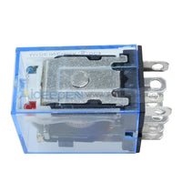 Ly2Nj Ac 200V 10A /12Vdc /24Vdc Power Relay Coil 8 Pin Led Lamp Indication/ Base Dc24V Function