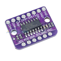 Mcp3424 Adc 4-Channel Programmable Gain Amplifier A/d For Ardruino Board