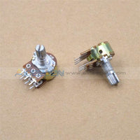 Metal Alloy B1K 6Pin Shaft Wh148 Potentiometer 15Mm B2K B5K B10K B20K B50K B100K B500K Basic Tools