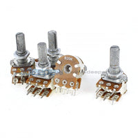 Metal Alloy B1K 6Pin Shaft Wh148 Potentiometer 15Mm B2K B5K B10K B20K B50K B100K B500K Basic Tools