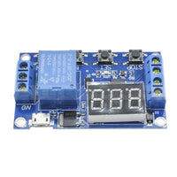 Micro Usb 5V Led Automation Delay Timer Control Switch Relay Module Display Function