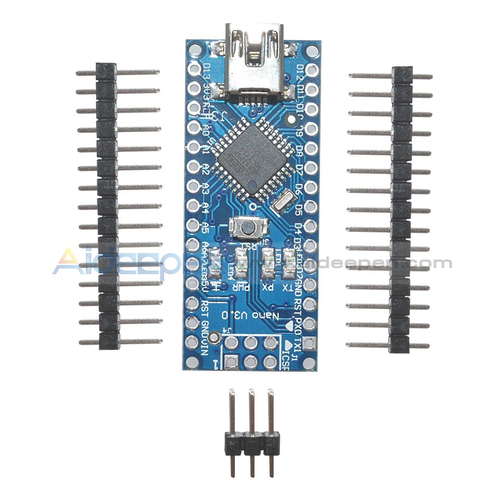 Mini USB Nano V3.0 ATmega328 5V 16M Micro-controller Board for Arduino ...