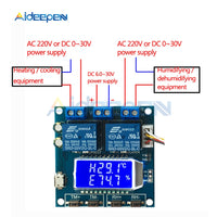 10A Digital LED Temperature Humidity  High Precision Controller Control Module