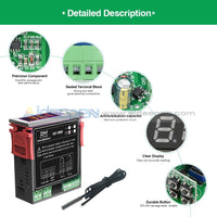 Stc-1000 All-Purpose Temperature Controller Thermostat Aquarium W/sensor