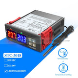 Stc-3018 Ac 110V-220V Digital Dual Temperature Controller Thermostat Temp Probe
