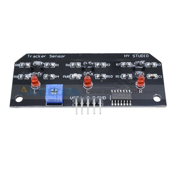 Three Channel Infrared Detection Tracing Photoelectric Sensor Tracking Module For Arduino