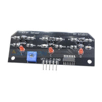 Three Channel Infrared Detection Tracing Photoelectric Sensor Tracking Module For Arduino