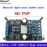 Tpa3116 50Wx2 Dual Channel No Pop Bluetooth Amplifier Board Stereo Module +Case