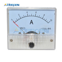 DC Analog Panel Voltmeter Ammeter Amp Volt Meter Gauge 85C1 30V 50V 5A 10A