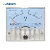 DC Analog Panel Voltmeter Ammeter Amp Volt Meter Gauge 85C1 30V 50V 5A 10A