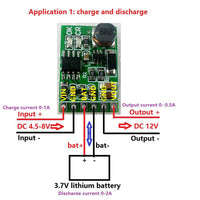 DC 5V 12V Discharger Board DC DC Converter Boost Step up Module UPS Diy Li lon LiPo Lithium Battery