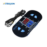 DK W1308 DC 12V AC 100 240V 10A Digital Thermostat Temperature Controller Regulator Heating Cooling Thermometer Dual LED Display