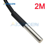 1M/2M/2.5M/3M Waterproof DS18B20 Digital Temperature Sensor Thermometer Waterproof Sensor Probe Stainless Steel