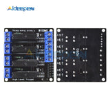 DC 5V 1 2 4 Channel Solid State Relay Board Module High Level Trigger for Arduino Board on AliExpress