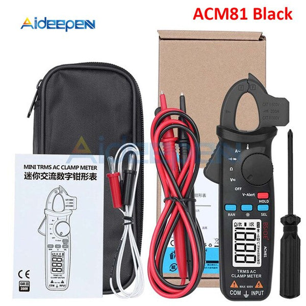 ACM81 82 91 Digital Clamp Meter AC/DC Current 1mA True RMS Auto Range Live Check NCV Temp Frequency Capacitor Tester Multimeter on AliExpress