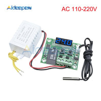 W1209 DC 12V AC 110 220V Thermostat Temperature Controller Incubation Switch Heat Cool Temp Thermo Module Red Blue Green White