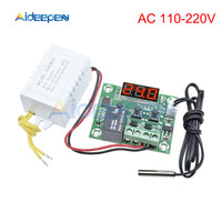 W1209 DC 12V AC 110 220V Thermostat Temperature Controller Incubation Switch Heat Cool Temp Thermo Module Red Blue Green White