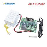 W1209 DC 12V AC 110 220V Thermostat Temperature Controller Incubation Switch Heat Cool Temp Thermo Module Red Blue Green White