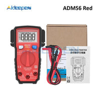 Mini Digital Multimeter ADM66 62 S6 Auto Range True RMS DMM DC/AC Voltage Current Temperature Capacitance Diode Ohm Tester on AliExpress