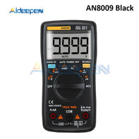 AN8008 AN8009 Auto Range Digital Multimeter 9999 counts With Backlight AC/DC Ammeter Voltmeter Ohm Transistor Tester Multi Meter on AliExpress