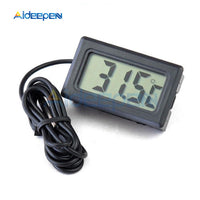 Embedded Digital LCD Probe Fridge Freezer Thermometer Sensor Thermometer Thermograph For Aquarium Refrigerator Use 1M  50~110