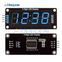 5pcs TM1637 Clock Double Dots Module 4 Digit LED 0.56" 0.56 Inch 7 Segments Display Tube 5 Colors LED Display Module For Arduino