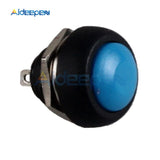 5Pcs 12mm PBS 33B Waterproof Momentary ON OFF Push Button Switch Mini Round Switch 1A 250V