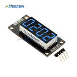 7 Segments Digital Display TM1637 0.36" 0.36 Inch Tube 4 Digit LED Clock Module Board For Arduino Red Green Blue Yellow White