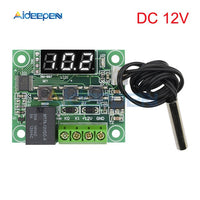 W1209 DC 12V AC 110 220V Thermostat Temperature Controller Incubation Switch Heat Cool Temp Thermo Module Red Blue Green White