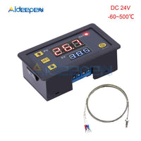 DC 5V 12V 24V AC 200V  60~500℃ Digital LED High Temperature Control Switch Thermostat Heat Cool Thermometer K type Thermocouple on AliExpress